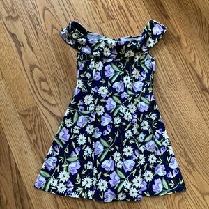 Juniors Homecoming off the shoulder Dress